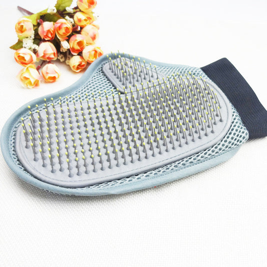 Pet Bathing Shower, Massage Brush Gloves