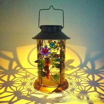 Solar Lantern For Walkway Garden Art Ornament