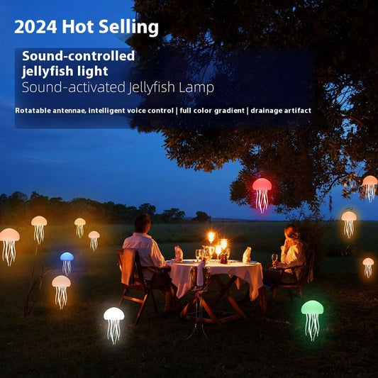 LED Night Light Portable Jellyfish Lamp