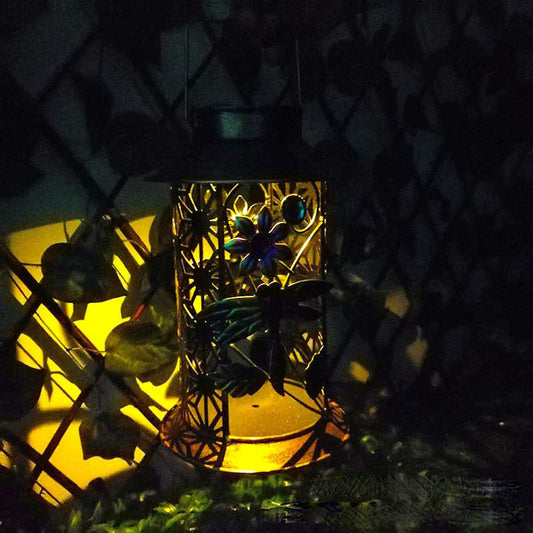 Solar Lantern For Walkway Garden Art Ornament